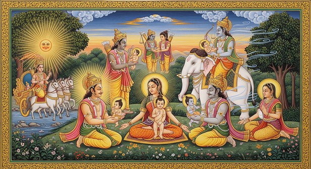 Birth of the Kuru Princes