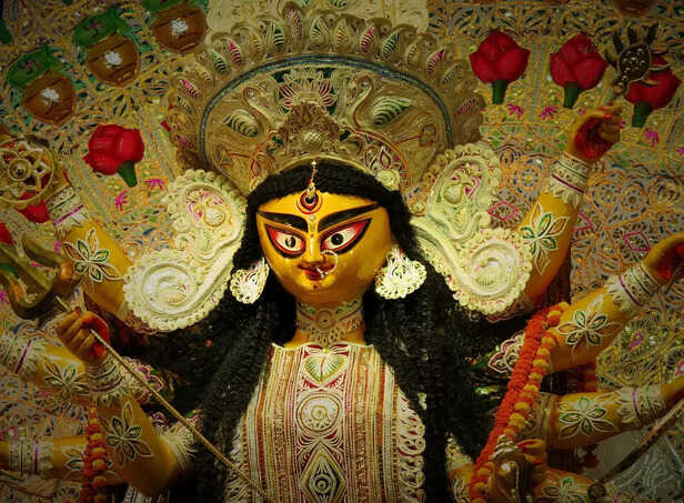 Goddess Durga in Power Pose