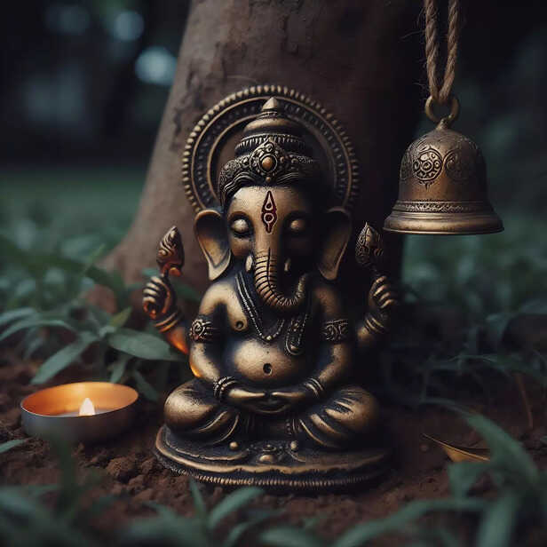 Lord Ganesha with Blessings