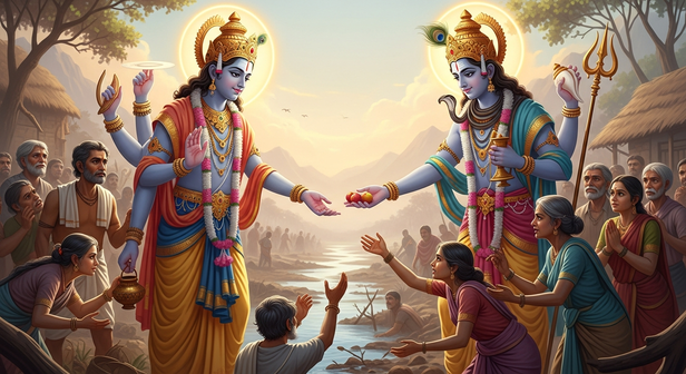 Hero Helping Others After Struggle