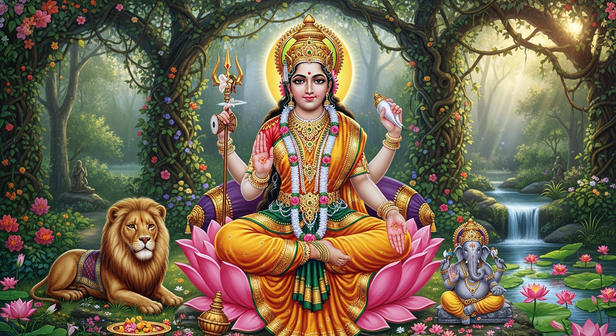 Parvati in Meditation
