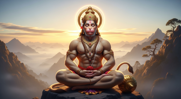 Hanuman did not move forward alone