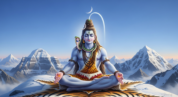 Shiva in Deep Meditation