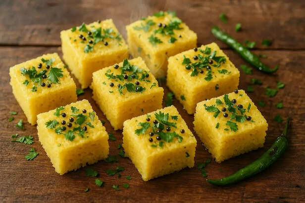 Steamed Dhokla Pieces