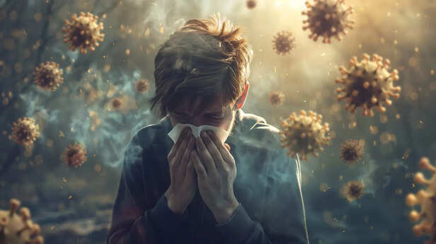 Measles Rash on Child