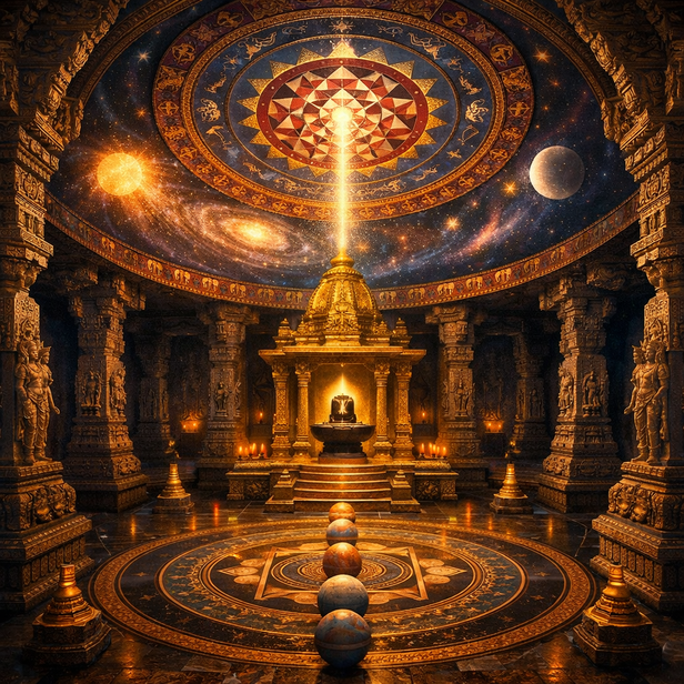 Temple Architecture Reflecting Cosmic Design