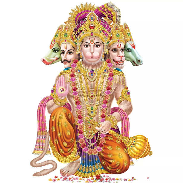 Hanuman Carrying the Sanjeevani Mountain