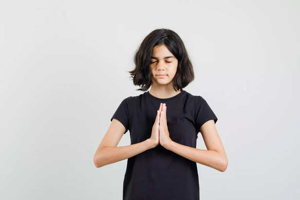 Child Meditating in Sunshine