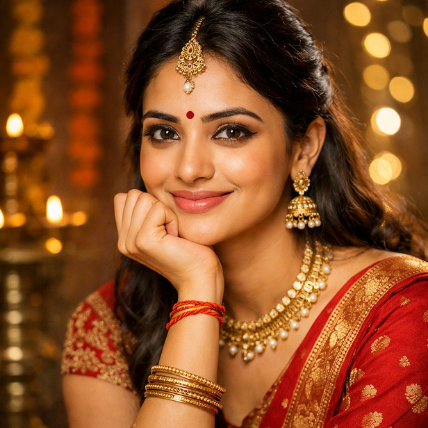 Devotee Showing Kalava Thread