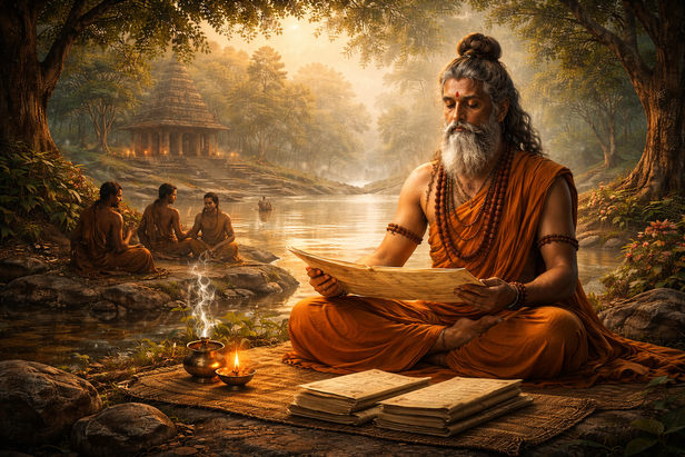 Sage in Deep Meditation