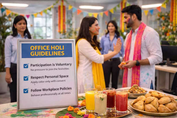 Office Holi Guidelines and Respectful Participation