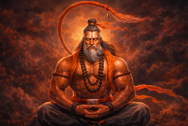 Hanuman Dispelling Darkness
