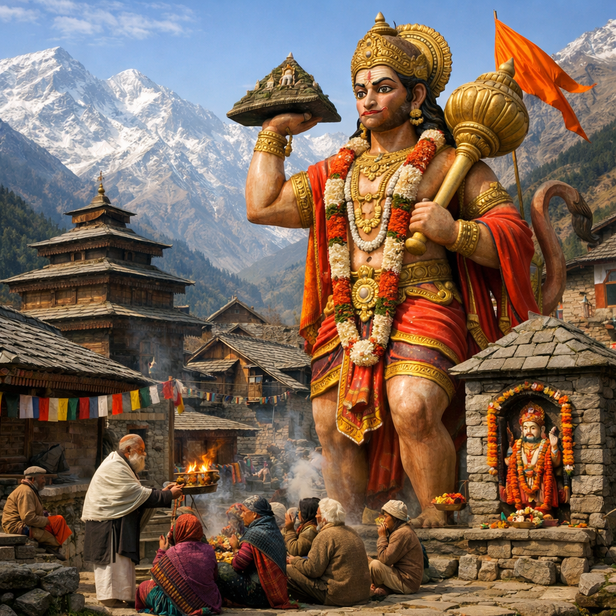 Traditional Village Near Dronagiri