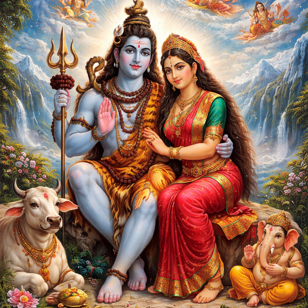 Shiva and Parvati’s Unconventional Divine Union