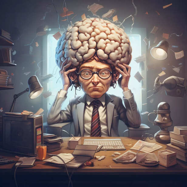 Mind Clutter from Excess Info