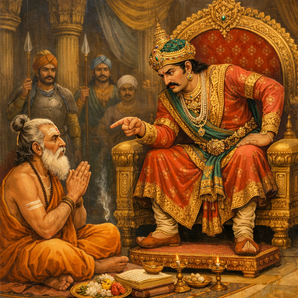 The King Questioning the Priest