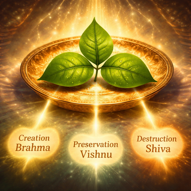 Sacred Tripatra Bel Leaf