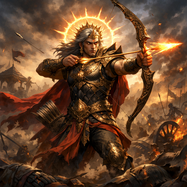 Krishna Guiding the Chariot