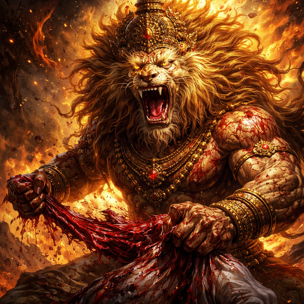 Narasimha’s Intense Rage
