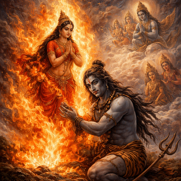 Sati’s Sacrifice and Cosmic Grief