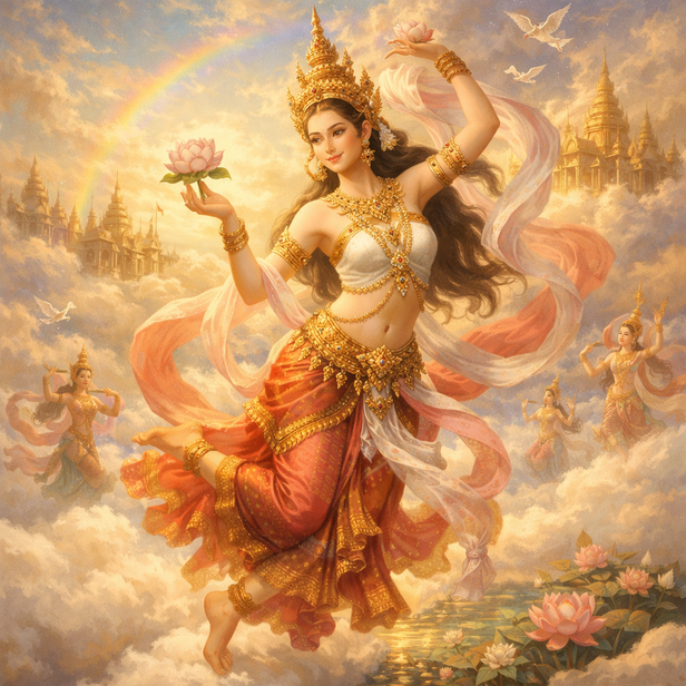 Madri as a graceful queen