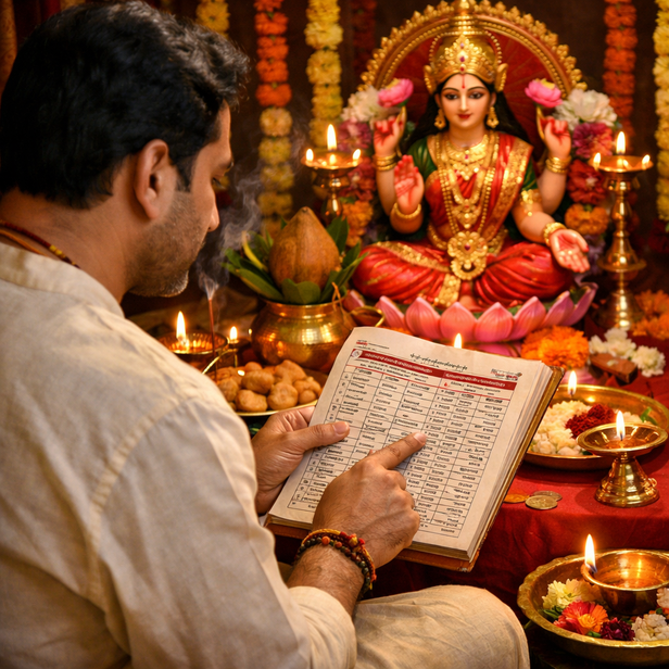 Calm Devotee in Prayer