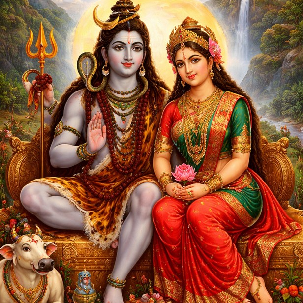 Shiva and Parvati