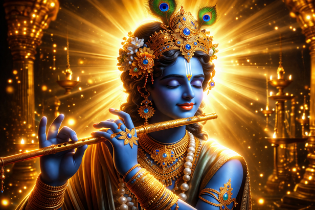 Open Sky with Flying Bird