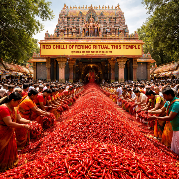 Red Chilli Offering Ritual