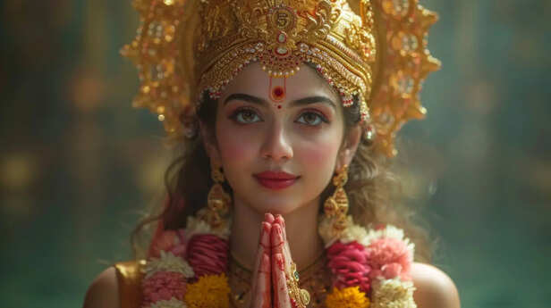 Sita in Valmiki Ashram