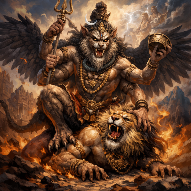 The Terrifying Sarabha Avatar