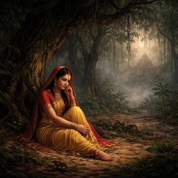 Loneliness in Ashok Vatika