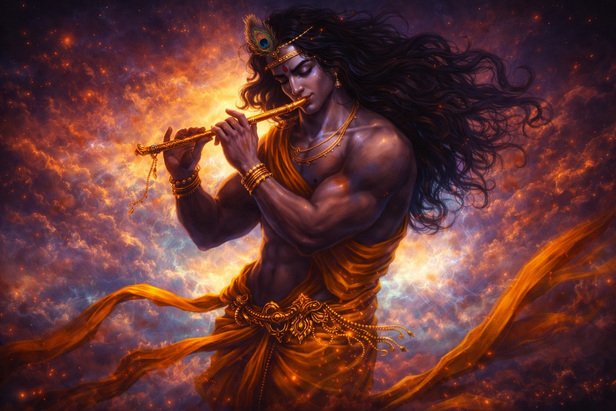 Arjuna Dropping His Bow in Kurukshetra