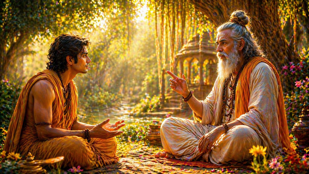 Ancient Guru-Student Dialogue