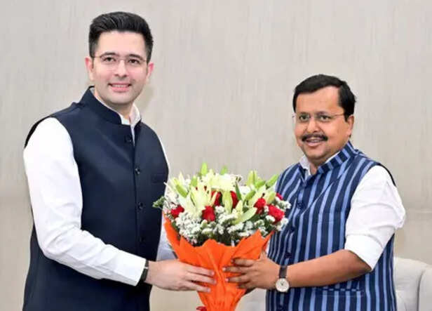 'AAP Abandoned': Kejriwal's party faces huge jolt as Raghav Chadha leads out huge swathe of RS members (Night Lead)