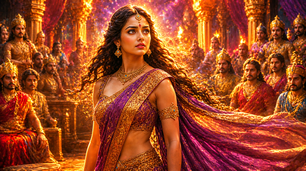 Draupadi in the Sabha