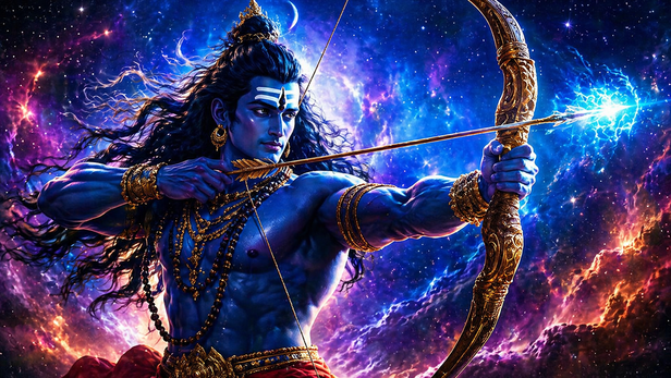 Devotee Chanting Om Namah Shivaya