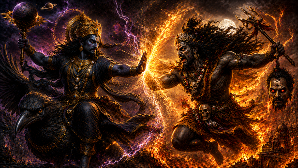 Clash of Cosmic Powers