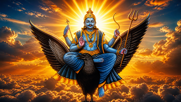 Hanuman and Shani Dev Face to Face
