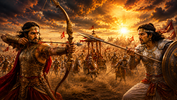 Babruvahana Uses the Divine Weapon