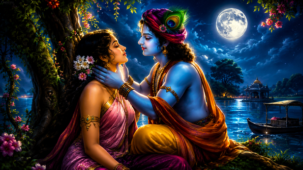 Krishna Remembering Radha