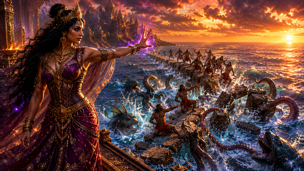 Suvarnamatsya Commanding Sea Creatures