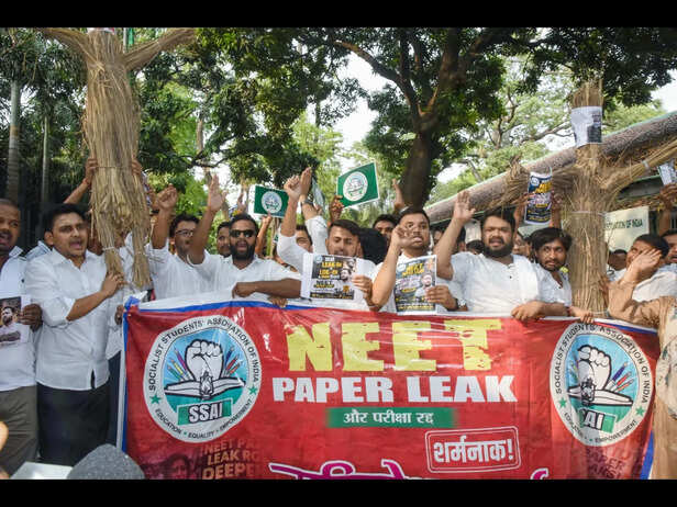 Students protesting over exam issues