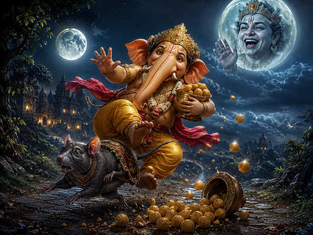 The Moon Gods Laughter