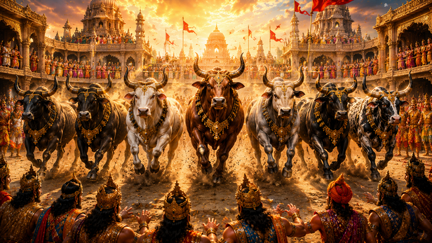 The Seven Untamed Bulls