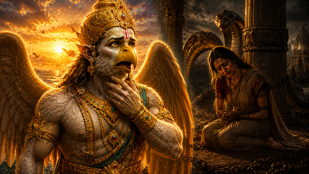 Garuda Learning of His Mother's Suffering