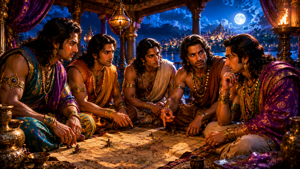 Pandavas Planning Their Secret Entry