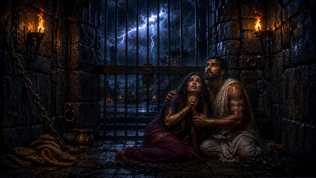 Krishna's Divine Birth at Midnight