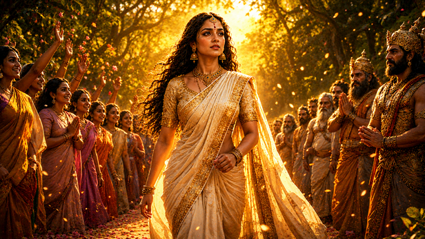Sita Walking with Strength