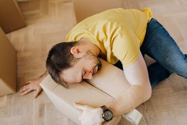 Tired man